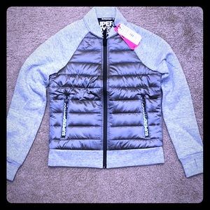 Grey Zip Up Jacket